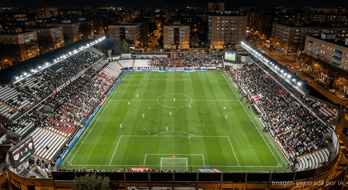 Imagen de estadio generado por IA