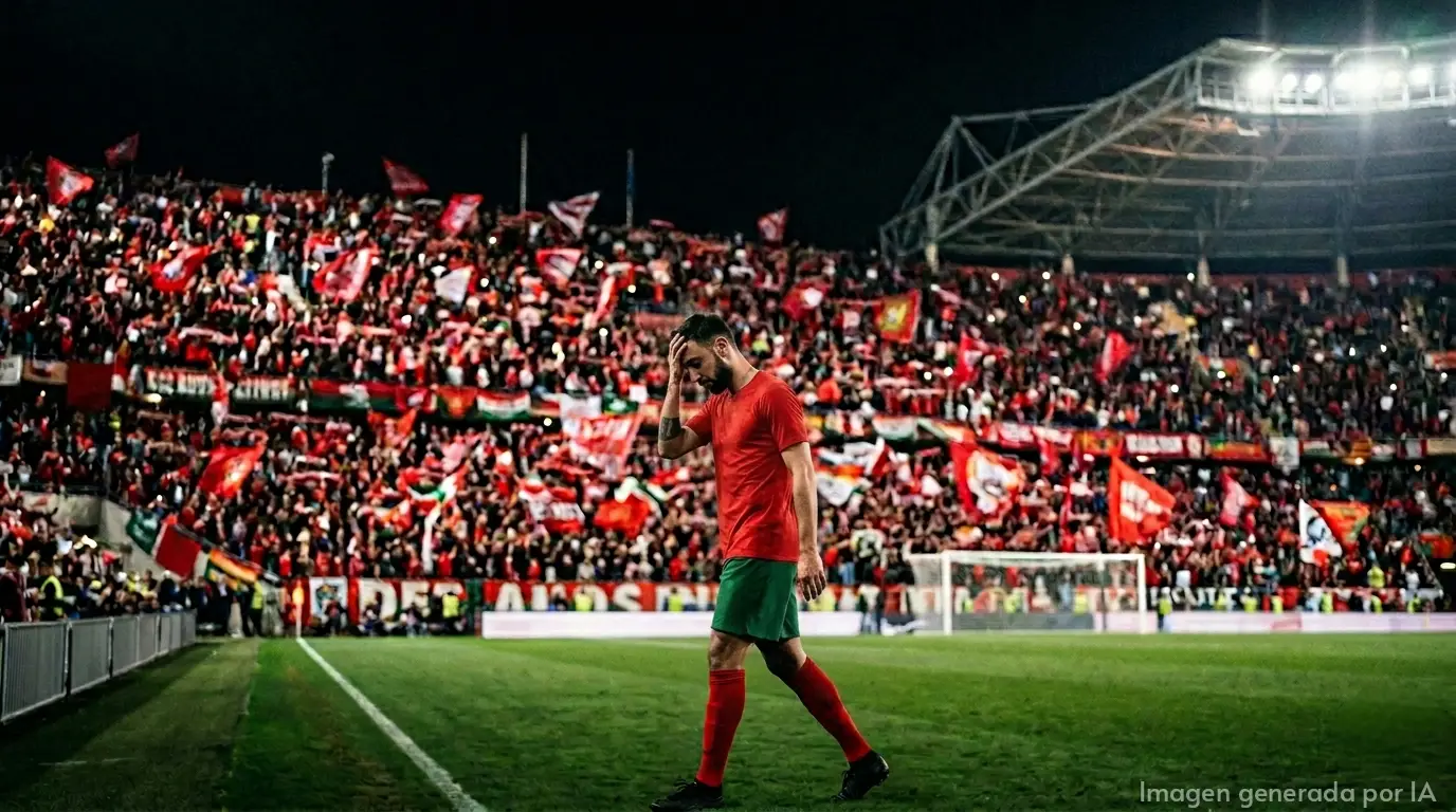 jugador se retira cabizbajo