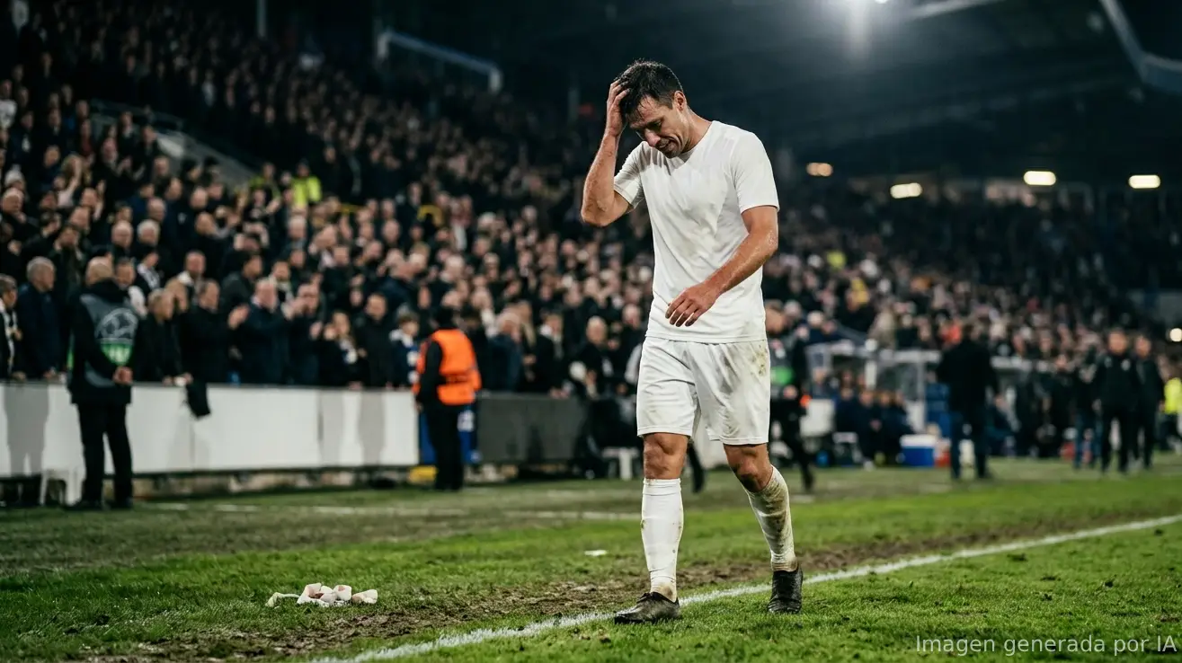 jugador tras partido